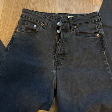 Mom jeans noirs