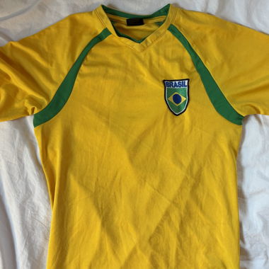Vintage Brazil football jersey number 9
