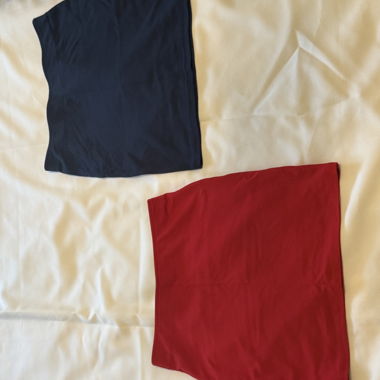 Lot de 2 minijupes zebra Rouge & Bleu