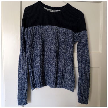 Pull d'hiver marine