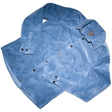 H&M blue corduroy shirt