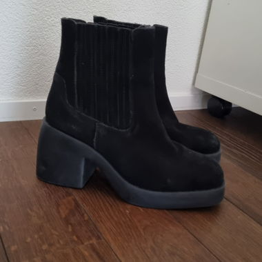 Booties en daim Zign