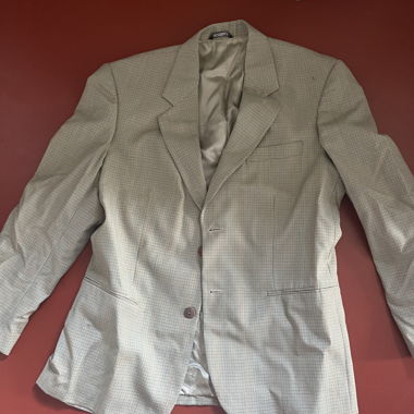 Oversized Blazer kariert made in italy