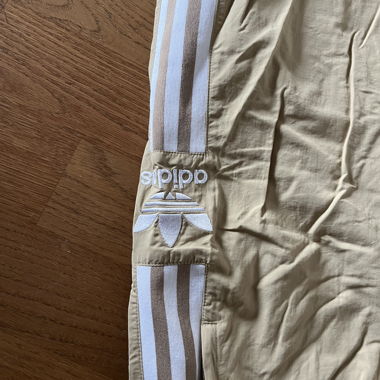 Adidas beige training pants Primegreen M