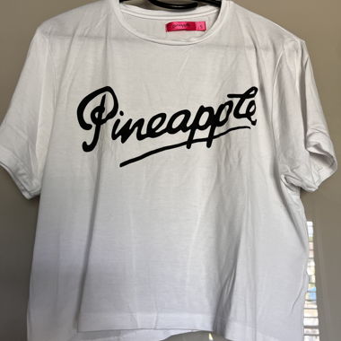 Pineapple T-Shirt weiss