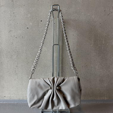 Sac bandouliere chaine gris