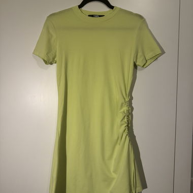 Karl Lagerfeld T-Shirt Vestito Giallo Neon M