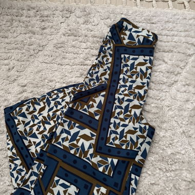 Pantalon imprimé géométrique