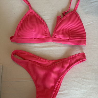 Bikini Hollister rosa fluo