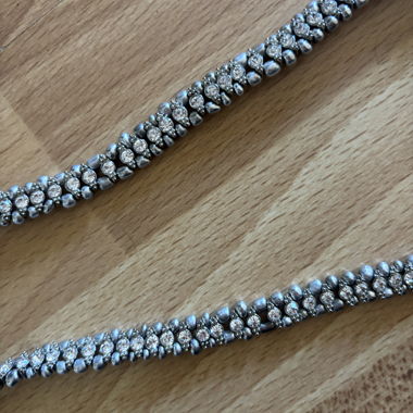 Silver Rhinestone Belt