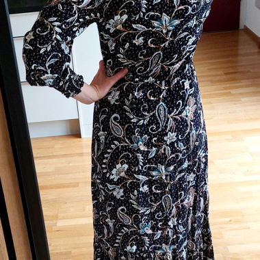 Yessica Fit & Flare Midikleid mit Print