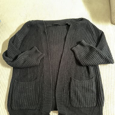 Black Knit Cardigan