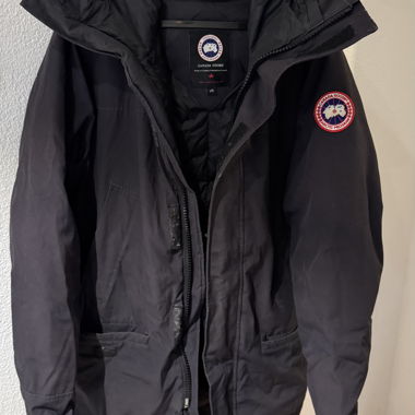 Parka imbottita Canada Goose cappotto blu