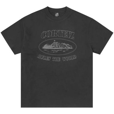Corteiz Reflective Tee Triple Black T-Shirt