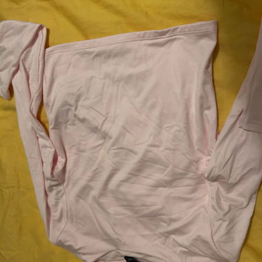 T-shirt rose à manches longues XS