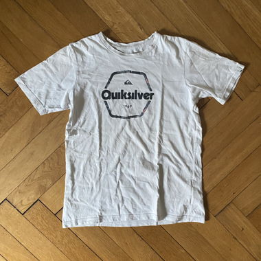 T-shirt Quiksilver blanc, taille 14