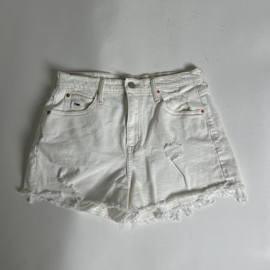 Tommy Jeans White Denim Shorts Size 28