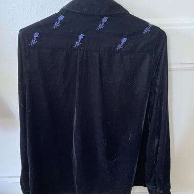 Maje Velvet Shirt 