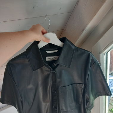 Marc O'Polo kurzarm Lederjacke