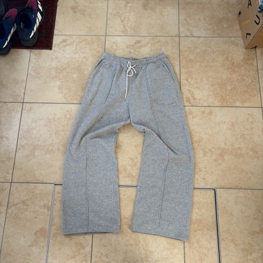 Baggy Grey Pinstripe sweatpants 