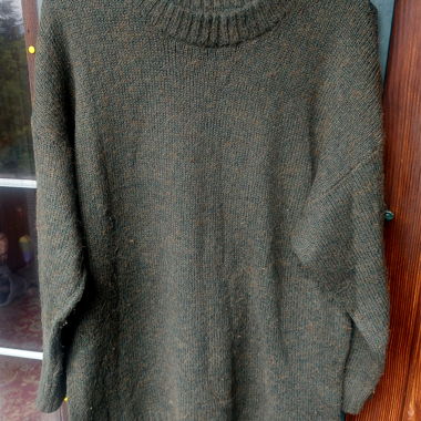 Green sweater 