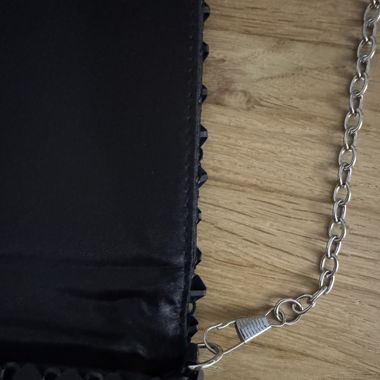 Clutch Handtasche Schwarz 