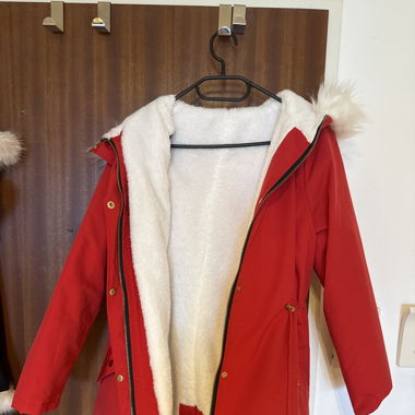 Veste hiver rouge