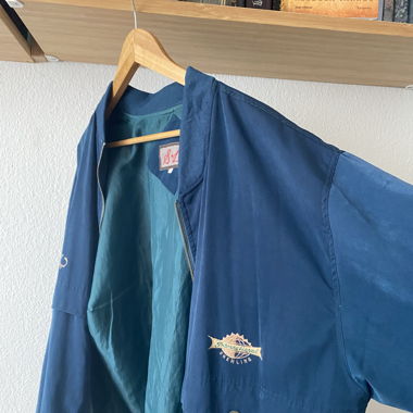 Vintage Bomber jacket turquoise 