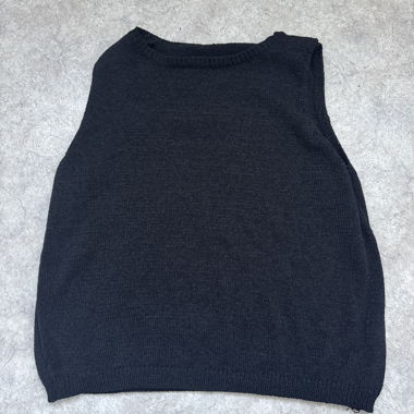 Schwarzes Stricktop