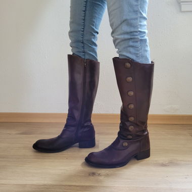Bottes cuir, médiéval/équitation 