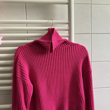 Pull col roulé 