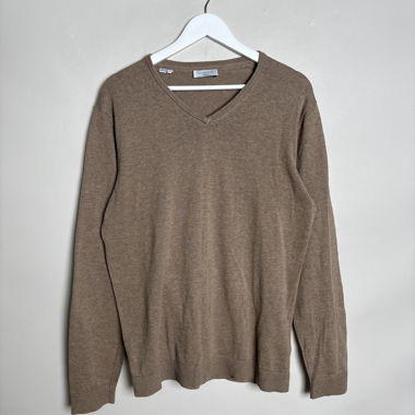 Pull col V Selected Homme