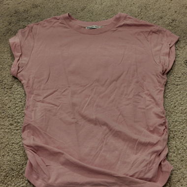 Top senza maniche rosa Bershka
