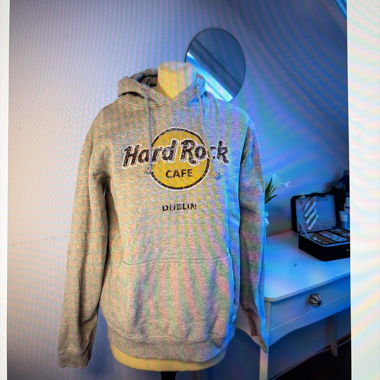 Hard Rock Cafe Dublin Kapuzenpullover grau