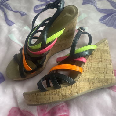 Platform Plateau sandals, size 38-