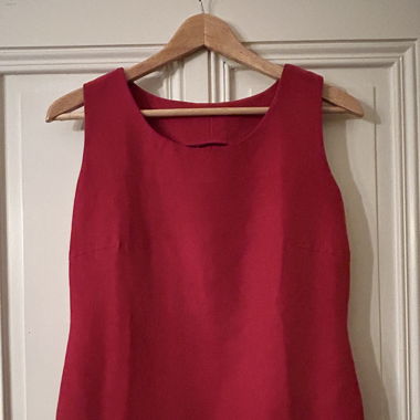 Red two pieces trousers and top