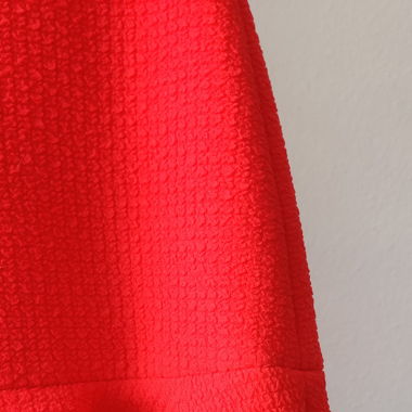 Red coral woman dress Sandro