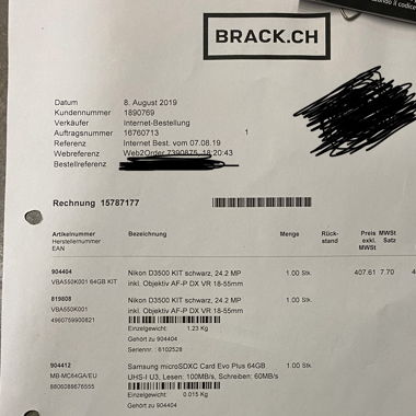 Nikon D3500 KIT schwarz, 24.2MP