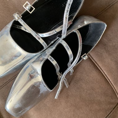 Ballerine argentée