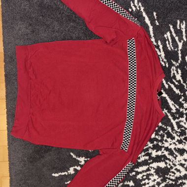 Sweatshirt rouge PRIMARK à carreaux