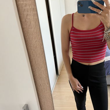 Croc tops rouge 