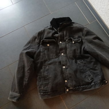 Teddy Jeansjacke