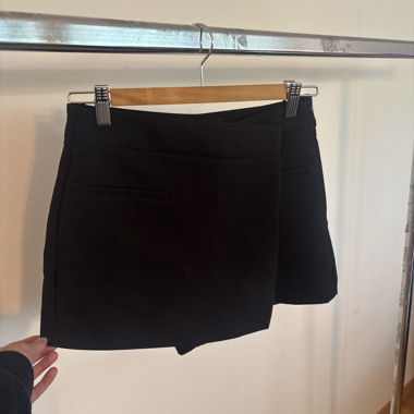 Black Mini Skirt with Shorts