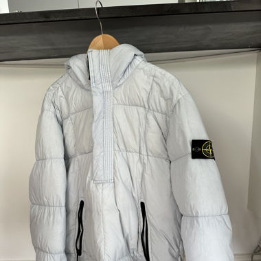 Stone Island Zip Winterjacke puffy himmelblau