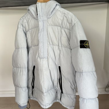 Stone Island Zip Winterjacke puffy himmelblau