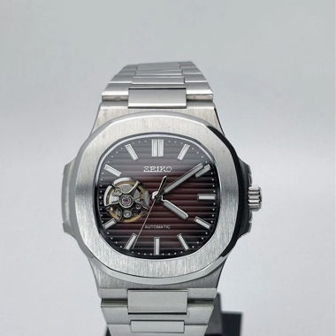 Patek Philippe Nautilus Mod “Open Heart Brown”