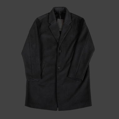 PULL&BEAR Coat Black