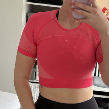 Pinkes Gymshark Croptop