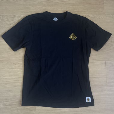 Schwarzes T-Shirt mit Bound-Logo