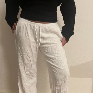 Pantalon en lin H&M